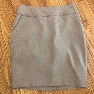 H&M | Pencil Skirt Neutral Tan | Size 6